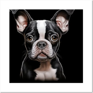 Cute Boston Terrier Lovers Dogs Boston Terrier Posters and Art